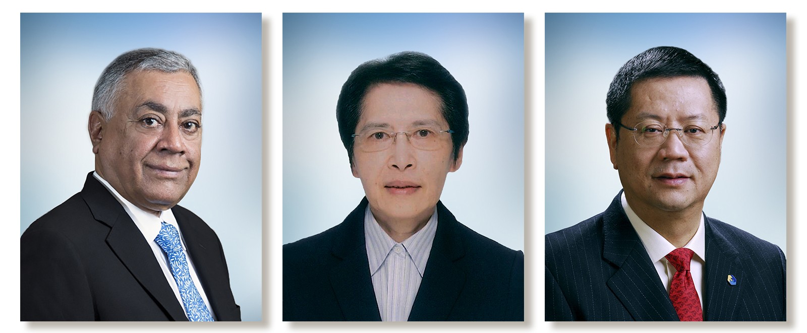 (From left) Mr Harry S. Banga, Miss Tong Hing-min, and Mr Wong Chun-hong.