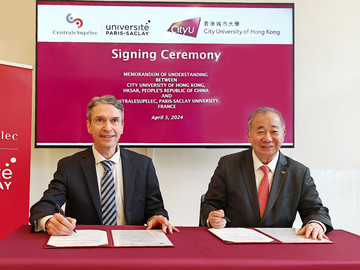CityUHK strengthens collaboration with a top university in France