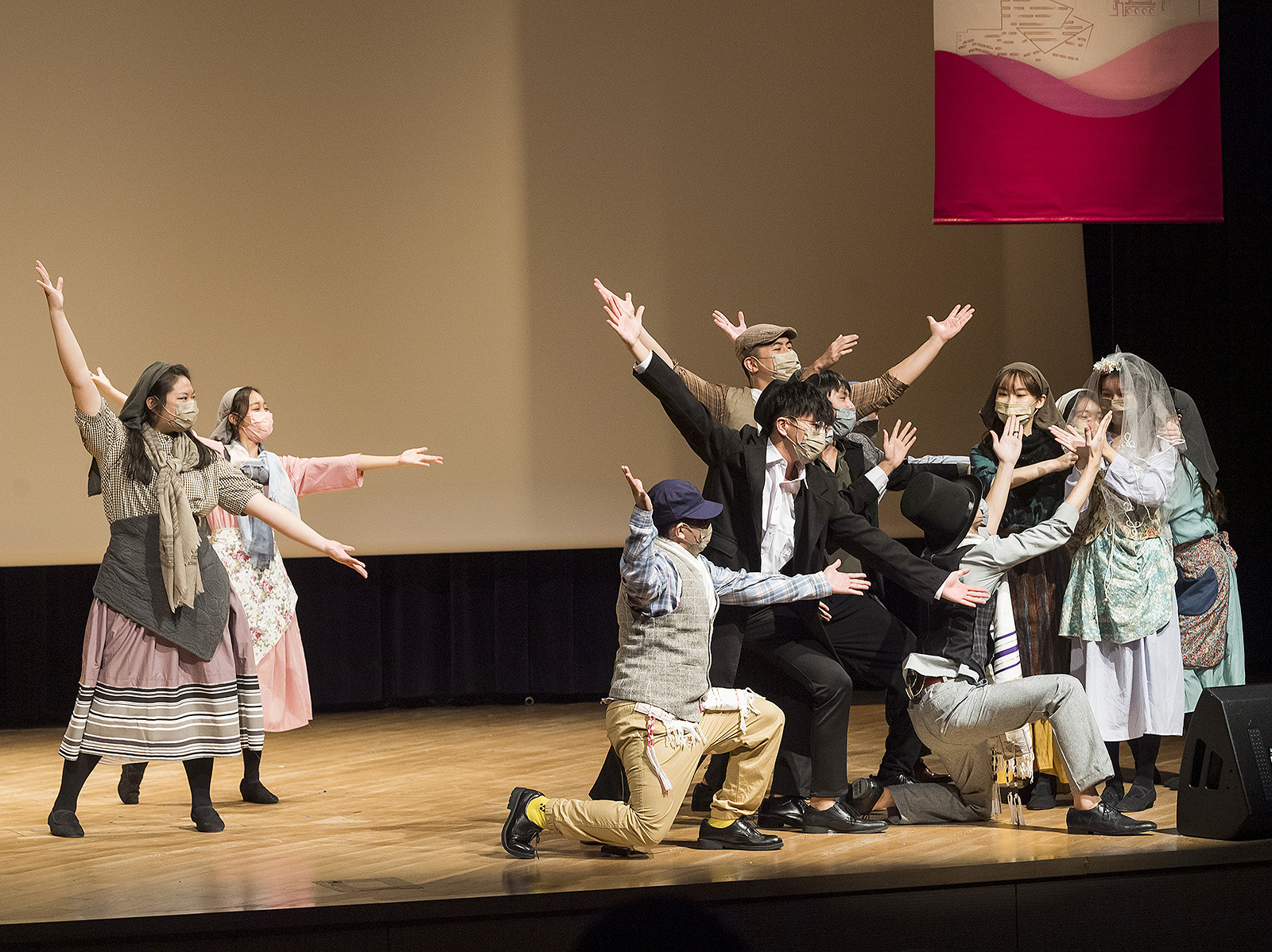 CityU students performed songs and dance from the musical Fiddler on the Roof