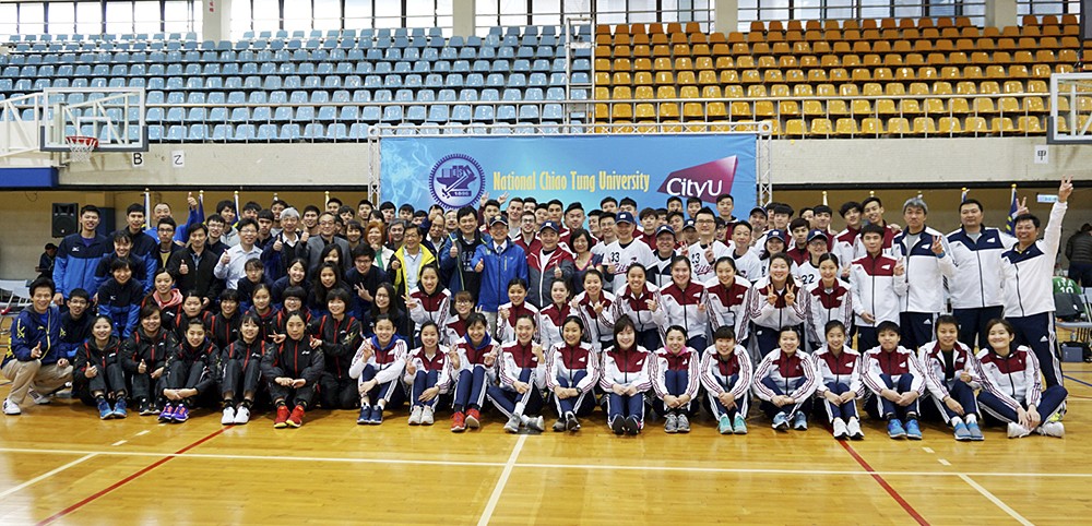 Faculty, staff and students from the two universities took part in the sports events.