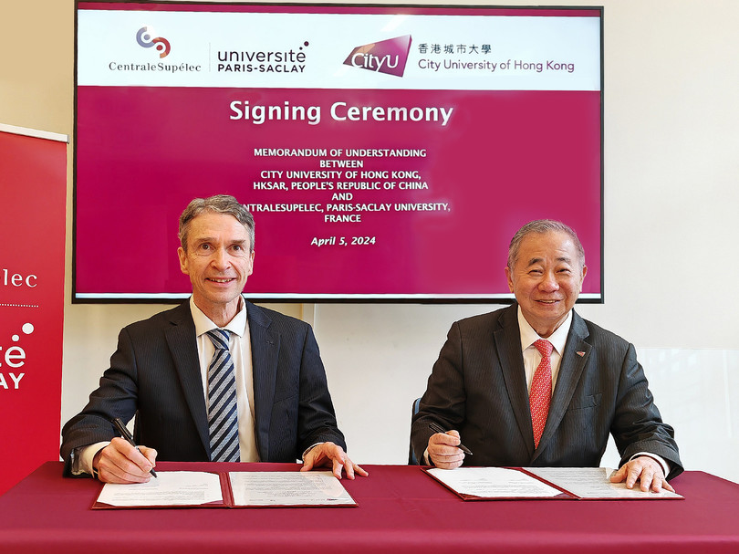 CityUHK strengthens collaboration with a top university in France