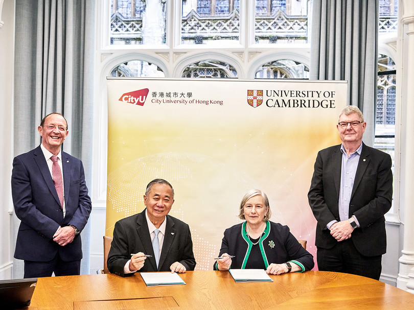CityUHK and Cambridge’s Lucy Cavendish College agree academic collaboration through new partnership